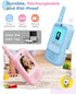Anchioo 2 Pack 4 3-12 2 Video Walkie Talkies for Kids, Rechargeable Walkie Talkies Toys with HD Camera & Voice Changer
