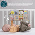13 3D Taf Toys Newborns & Toddlers Busy Board with Music & Lights Montessori Activities Baby Safe Mirror, Activities