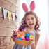 24 Pcs Filled Easter Eggs with Plush Bunny,Colorful Easter Eggs Prefilled with Plush Bunnies,Plush Animals Stuffed Toy