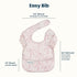 Boys(3 Pack,Toile,Bows) Tiny Twinkle Mess-Proof Baby Bibs for Eating | Waterproof, Wipeable Toddler Bibs with Catch-All