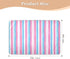 siphylline 52" 34" Pink and Light Blue Stripe Patterndoodle Art Extra Large Resuable Changing Pad Covers Highly