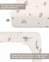 2 Pack, 28" 52", Crib Sheets for Baby Boy Girl Fitted Crib Mattress Sheet x Muslin Toddler Bedding with Neutral Style