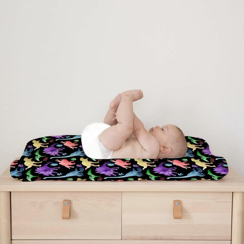 Colorful Dinosaur Baby Changing Pad Covers for Boys & Girls, 32''x16'', Soft Breathable Unisex Sheets