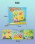 Magnetic Puzzles for Toddlers 2-4, Travel Dinosaur Activities Toy Wooden Jigsaw Puzzles Book for Kids 1-5