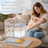 Organizer-5 Pack Countertop,Kitchen,Cabinet,Vanity,Bathroom Baby Bottle Stackable Storage Drawers, Baby Organizers