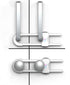 QT BABY Baby Proofing Cabinet Locks Adjustable U Shaped Baby Safety Latches