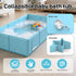 Collapsible Baby Bathtub, Foldable Infant Bath Tub with Non-Slip Base, Portable Travel Baby Bath for Newborns