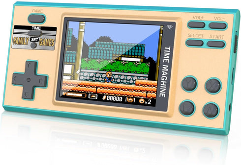 Kids Handheld Game with 200 Video Games, 16 Bit Travel Toys, 3 Inch Screen Electronic Learning Game System for Boys and