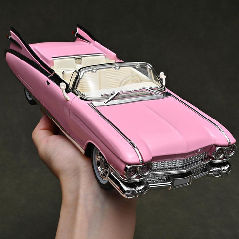 RZAPE 1/24 4-7Pink Toy Car Models Diecast Cars Eldorado Metal Model Cars Carros De Coleccion,Model Car Kits for Adults