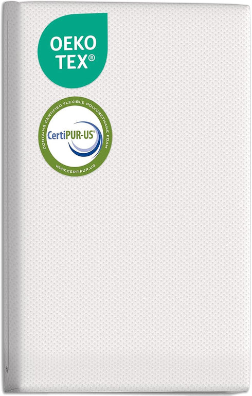 Pack and Play Mattress (38"x26"x1.25"), Portable Crib Mattress Pad for Pack N
