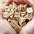TMEEIHNSS 100Pcs (100) Wooden Alphabet Tiles Scrabble Replacement Letters for Board Games, Wedding Frame and Wall Art