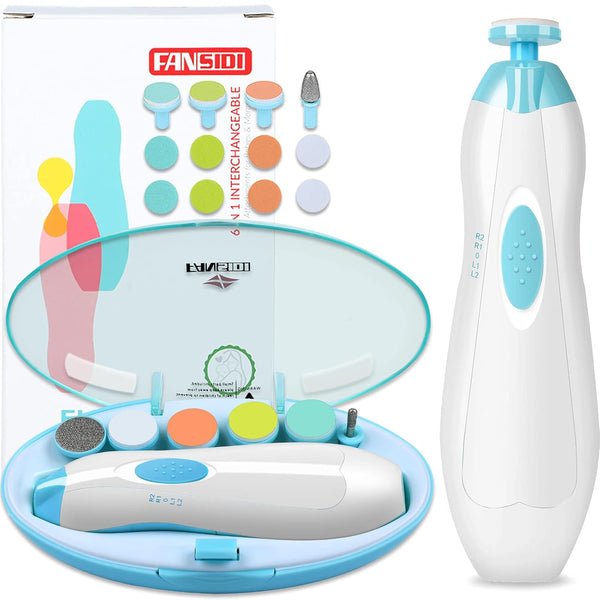 Baby Nail Clippers, FANSIDI Safe Baby Nail Trimmer Baby Nail File Electric