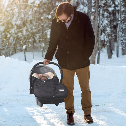 Cozy Orzbow Winter Carseat Cover for Baby | Infant Car Seat Blanket | Waterproof Car Seat Cover with Adjustable Collar