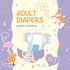 7 Adult Printed Diapers,X-Large-Fox and Bear, Pieces for Men and Women - Leak Protection Heavy Absorbency Protection
