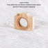 Prism Lens Toy, Unique Bee Eye Effect Camera, Cute Portable Interesting Children Toy (Wood Color)