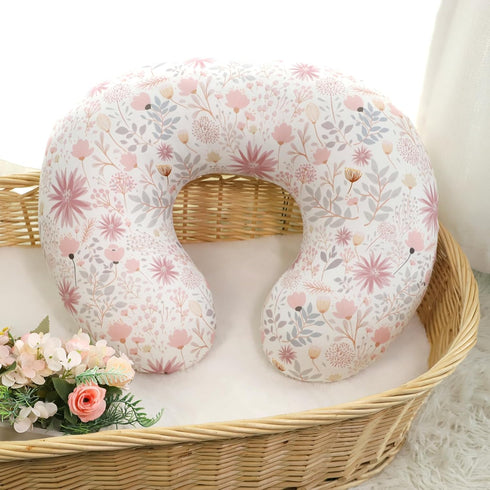 Nursing Pillow Covers & Baby Carseat Cover, Breastfeeding Pillow Cover & Infant Carseat Canopy for Baby Girls Boys