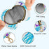 Jellyfish and Starfish Round Pacifier Storage Case with Zipper, Portable Pacifier Case for Travel, Diaper Bag & Purse