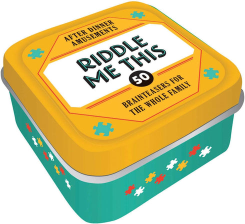 After Dinner Amusements: Riddle Me This - 50 Brainteasers for Family, Portable Camping and Holiday Games