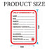 (8 Pack) Remarkable Infant I.C.E. (in Case of Emergency) Car Seat Sticker Safety Information - Child Emergency Contact
