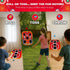 2-in-1 5-Second Setup Swooc Games - Backyard Arcade | Bean Bag Toss Game for Kids w/Carry Bag | & Storage | Outside
