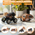 Snugzy 1:64 2.4Ghz Mini RC Car Scale RC Truck for Kids with Trailer Remote Control Rechargeable RC Cars Toy Gifts