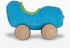 YOTTOY Richard Scarry Collection, Huckle Cat Soft Toy with Busytown Blue Car, 2 in 1 Toy