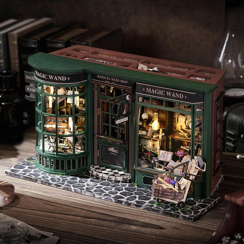 GuDoQi DIY Miniature House Kits, Dollhouse Kit with Furniture, Tiny House Kits 1:24 Scale, Creative Crafts for Adults