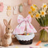 Qinyoung 12.5 9 4.7 Inch Baby Nursery Gift Wicker Basket with Bow and Liner x x Large Pink Oval Organizer for Baby