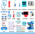 Liberry Doctor Kit for Kids Aged 3-5, Pretend Playset with Cart, Costume, and Stethoscope for Role Play