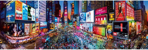 MasterPieces Cityscape Panoramics 1000 Puzzles Collection - Times Square Panoramic 1000 Piece Jigsaw Puzzle