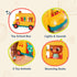 B. toys Bonnie's School Bus - Musical School Bus & Characters, Lights & Sounds Toy Vehicle for Toddlers 18 Months +