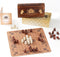 Hnefatafl Viking Chess Set Traditional Two-Player Strategy Board Game for Outdoor Adult/Child Travel