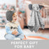 Pro Goleem Elephant Loveys for Babies - Soft Security Blanket and Stuffed Animal Toy for Infant and Toddler, Gray 16