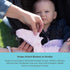 J.L. Childress Cuddle 'N Cover Stroller Blanket - Silky and Minky Fabrics, Attaches to Stroller, Privacy Cover, Pink