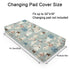 Watercolor Owl Baby Changing Pad Cover for Boy Girl 32''x16'' Owl Bird Castle Book Clouds Unisex Fitted Diaper Change Table Sheets Fantasy Animal Comfort Soft Breathable Nursery Changing Table Mats