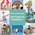 149 5+ Kizzikids Cardboard Tools for Kids with Cutter &Tool Box, PCS Cardboard Construction Kit for Family & Team