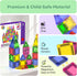 Magnetopia 100 Set 3+, Magnetic Building Tiles Kids Toys, PCS Travel Magnetic Tiles, STEM Educational Building