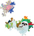 1000 eeBoo: Piece and Love Sloths Piece Square Adult Jigsaw Puzzle, Puzzle for Adults and Families, Glossy, Sturdy
