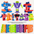 26 3-5, Pieces Alphabet Robots for Kids Alphabet Learning Toys, Alphabots Transform Letters for Educational ABC