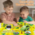 QKSKYP 2024new Set Playset, 3+, DIY Assembling Electric Trolley, Toddler Puzzle Track Play with Vehicles, Puzzle Track
