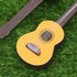 Healifty Base Guitar, 4PCS Wooden Miniature Guitar Dollhouse Musical Instrument Photo Props