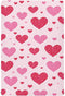 Caikeny Fitted Crib Sheet for Boys Girls Hearts Pattern Love Baby Crib Sheets