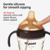 6m+, 10 oz, 1 Pack Thyseed Spill-Proof Weighted Straw Sippy Cup, Baby Transition Trainer, Soft Silicone Spout