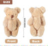 32 2.36 Inches 4 Skylety Pieces Mini Bear Plush Toy Tiny Bear Mini Joint Tiny Soft Doll Stuffed Animal Toys