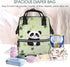 FHEDVBN Backpack Mummy Backpacks Daypack cute panda star Diaper Bag for Women Multifunction Waterproof for Mom Dad