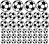 43 Pcs Soccer Stickers - Kids Soccer Ball Stickers Decals for Kids Room, Football Wall Decal Sticker Vinyl Art