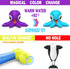 Staroud (10 Packs) Color Changing No Hole Magnetic Fishing Bath Toys for Kids Toddlers Baby, Color Change Water Table
