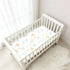 miaozhen 1 Pack 52x28 Cotton Baby Crib Sheets for Boys Girls Soft Comfy Orange Funny Sunflower and Bee Toddler Bedding