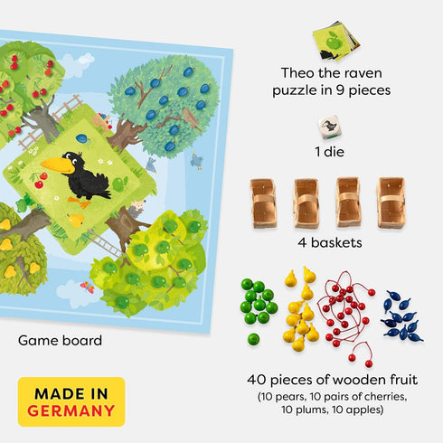 HABA Orchard Game - Cooperative Game for Ages 3 and Up (Made in Germany)