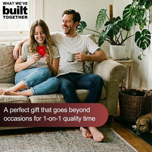 MY HERO CARDS What We Have Built Together - Fun and Romantic Conversation Starter Cards for Adults, Best Date Night